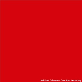 1Shot Lettering Kool Crimson 1/2 PT