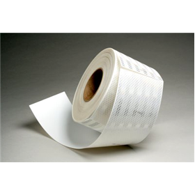 3M 4inX50yd White Conspicuity Tape