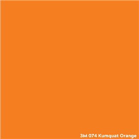 24inx50yd Kumquat Orange 3M Translucent