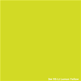 24inx10yd Lt Lemon Yellow 3M Translucent