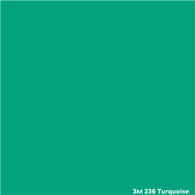24inx10yd Turquoise 3M Translucent