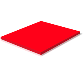 2793 Red Cast Acrylic 51x100x.118