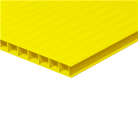 Corrugated Plastic 4ftx8ftx4mm Yellow