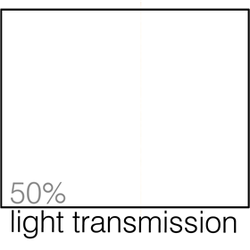 48inx10yd White Envision 50% Diffuser 3M