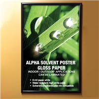 54x165 8 mil Gls Alpha Solvnt Poster Ppr