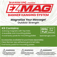 EZ Mag Banner Hanging Kit- Large
