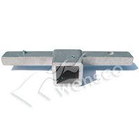 12in Flat Blade Bracket for Square Post