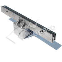12in Flat Blade Bracket for Square 2in